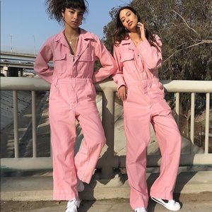 Vintage pink coveralls⚡️FINAL SALE⚡️
